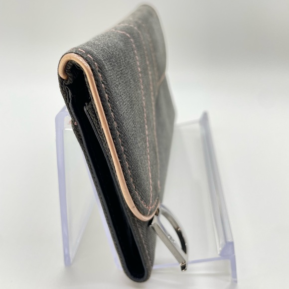 EUC Dior Saddle Gray Denim Long Wallet - Picture 4 of 11